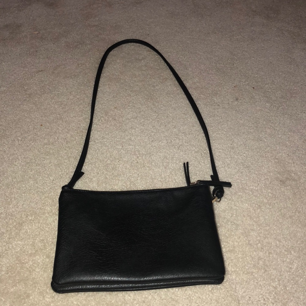 Black cross body purse